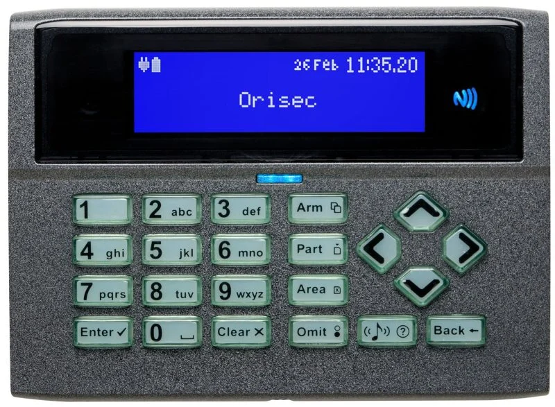 'Orisec Flush Mount Metal Keypad Granite'